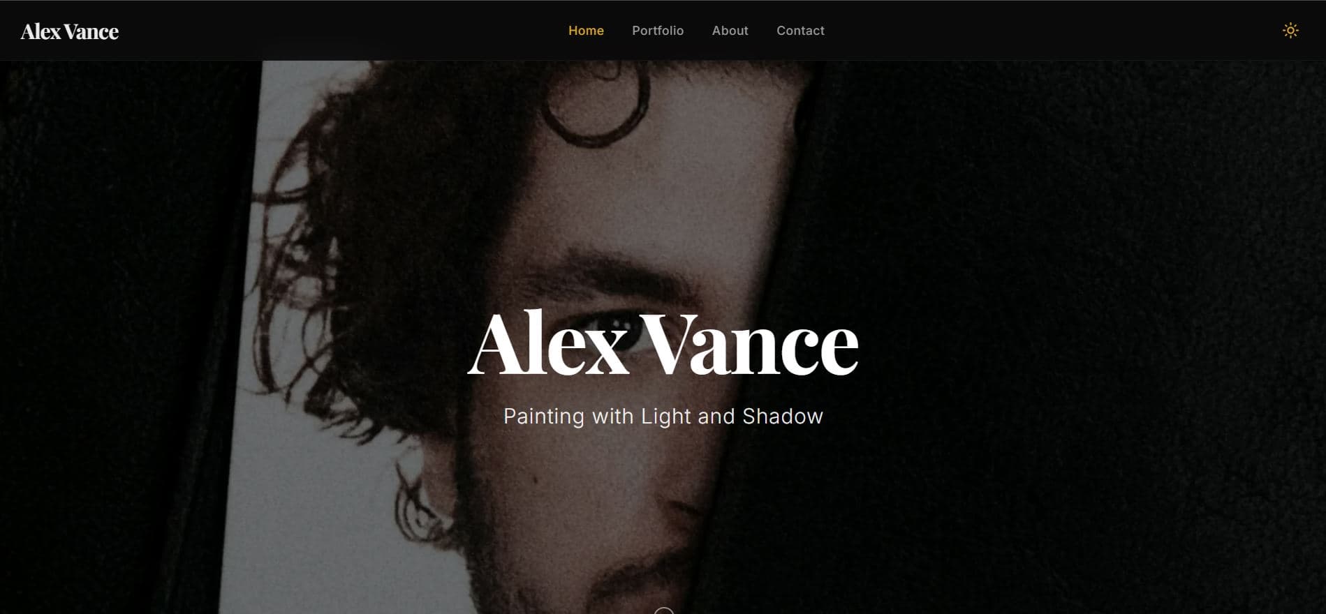 Portfolio Template for Photographer design preview