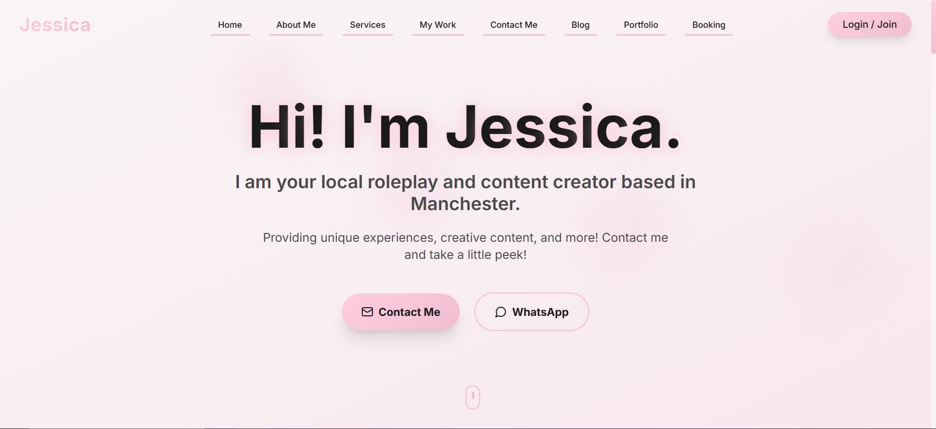 Roleplay Model Portfolio 2 design preview