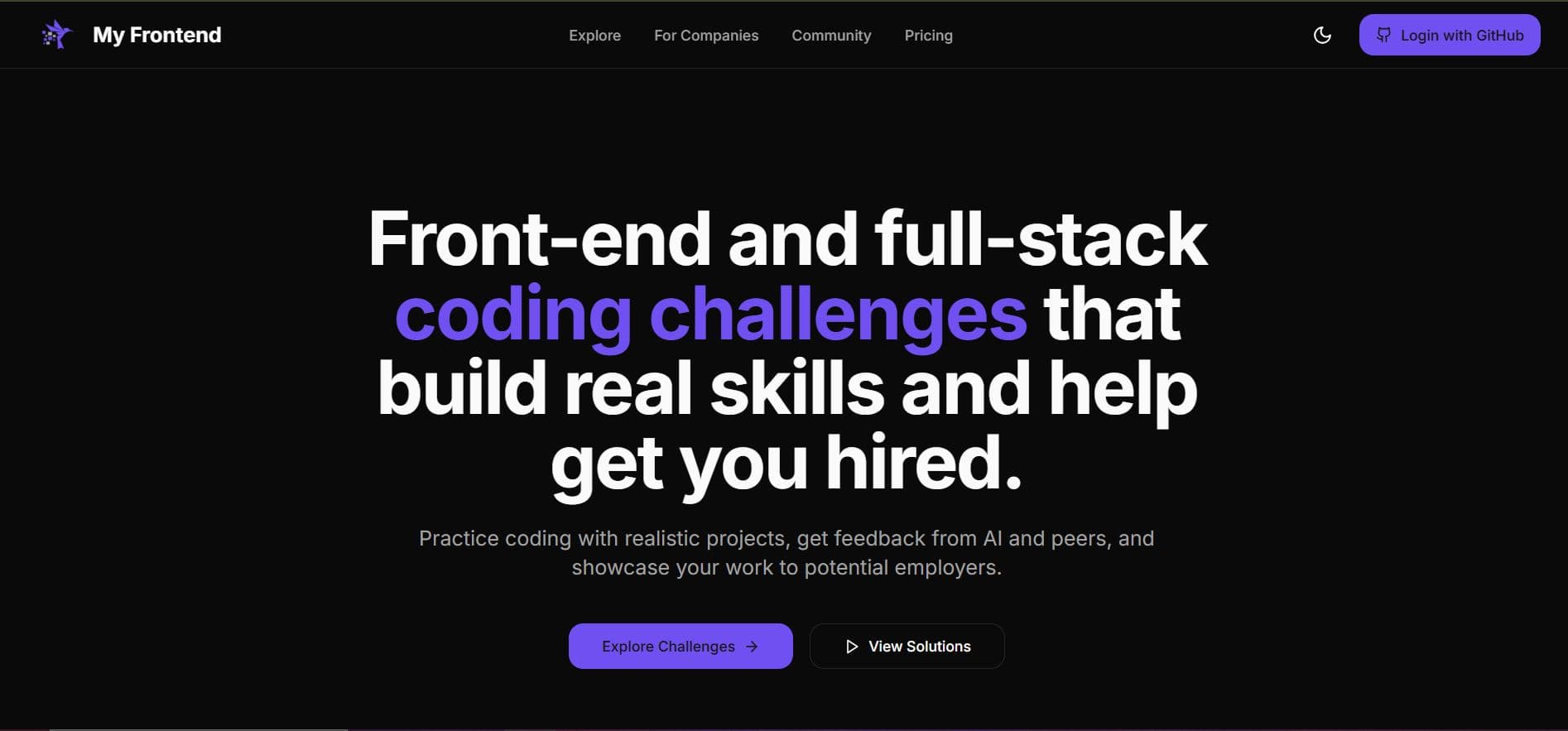 Frontend Educational Template 1 design preview