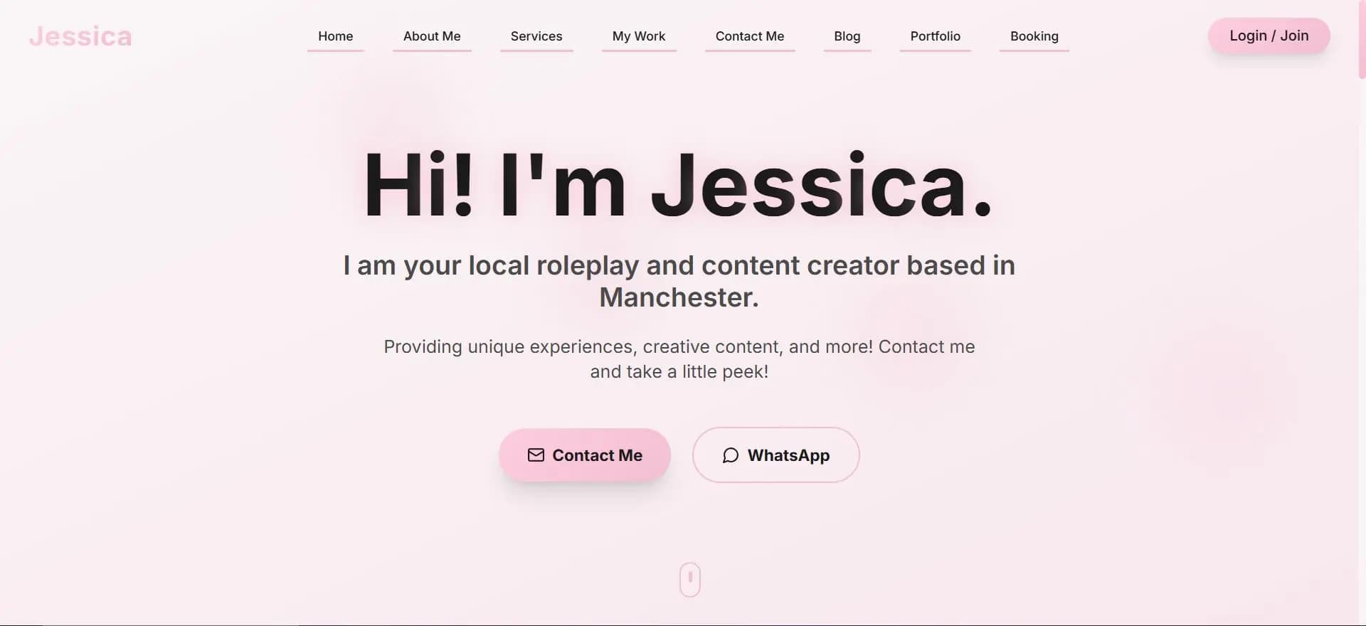 Roleplay Model Portfolio 2 design preview