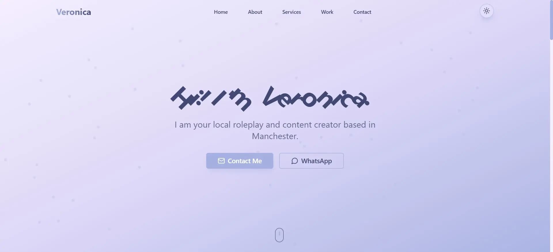 Roleplay Model Portfolio 3 design preview